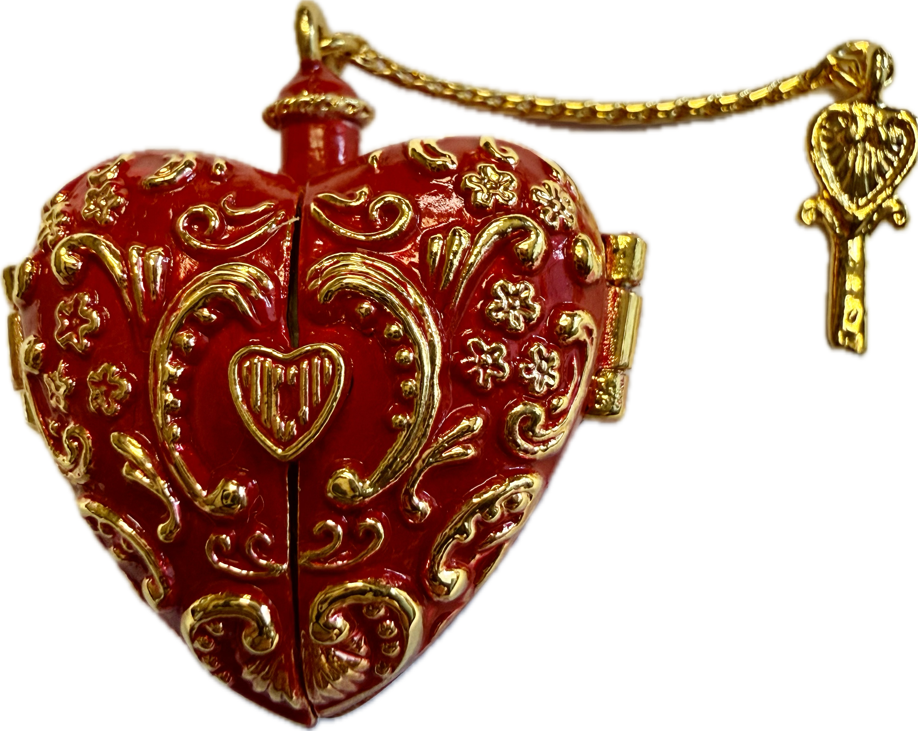 2004 Charming Hearts #2 - Miniature *It opens to reveal a surprise, see photos